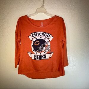 Women's NFL Team Apparel Chicago Bears Scoop Neck Tshirt EUC size Medium